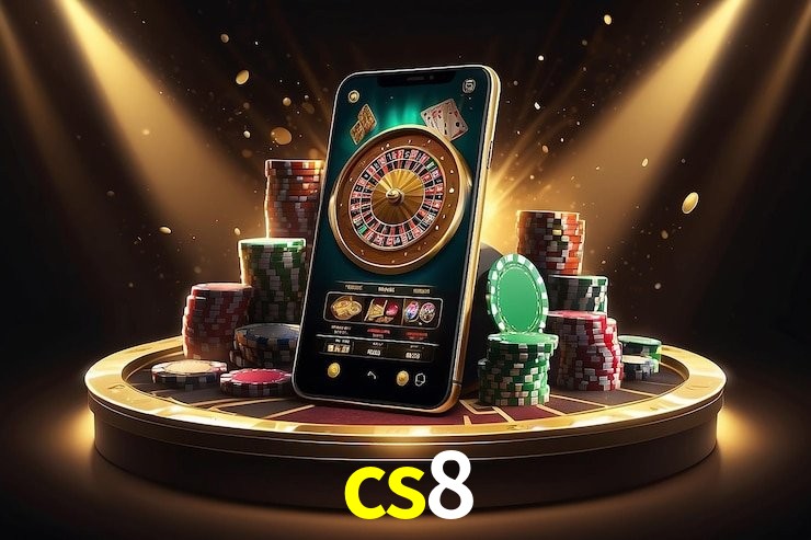 Imagem promocional da cs8 mostrando a plataforma e suas vantagens